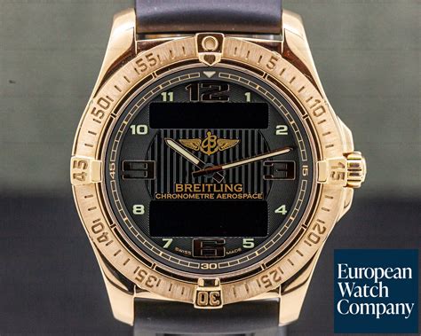 gold breitling aerospace|Breitling aerospace setting instructions.